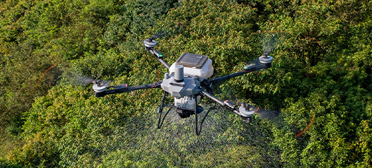 Siembra automatizada con DJI Agras