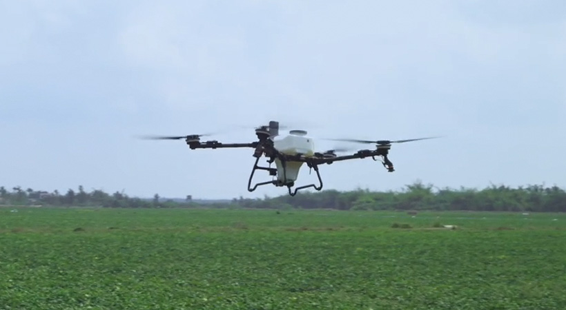 Funcionamiento automático del DJI Agras T55